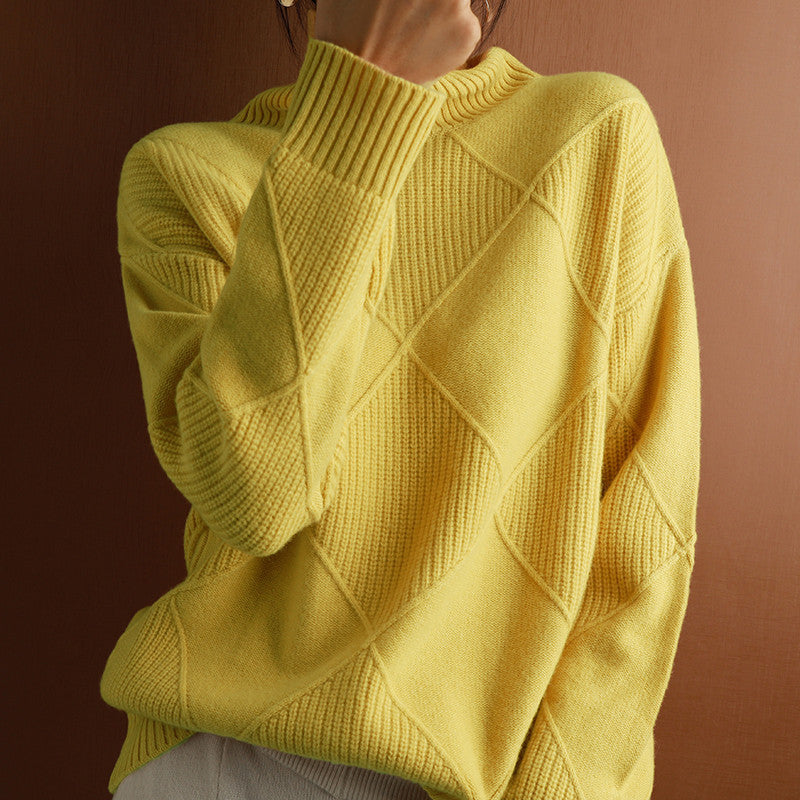 Marais Diamond Knit Sweater