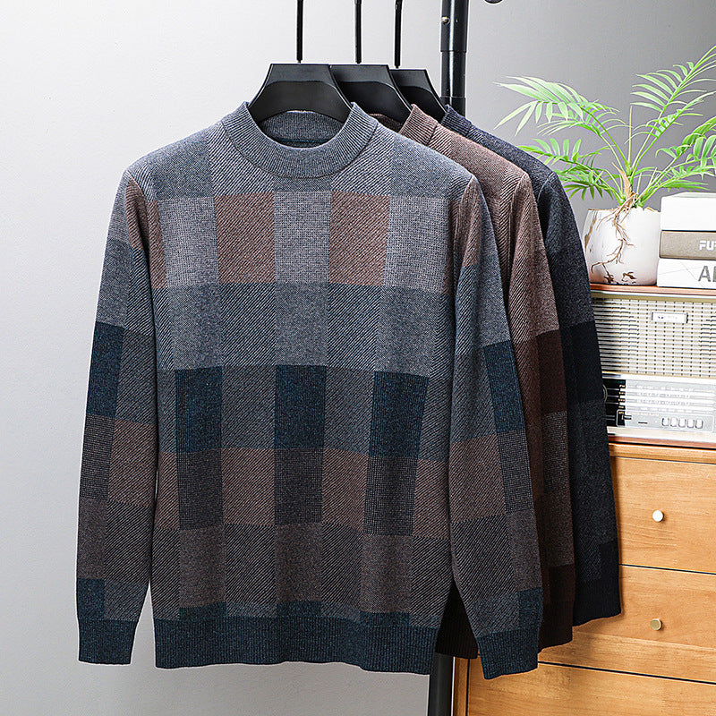 Colour Block Crewneck Pullover