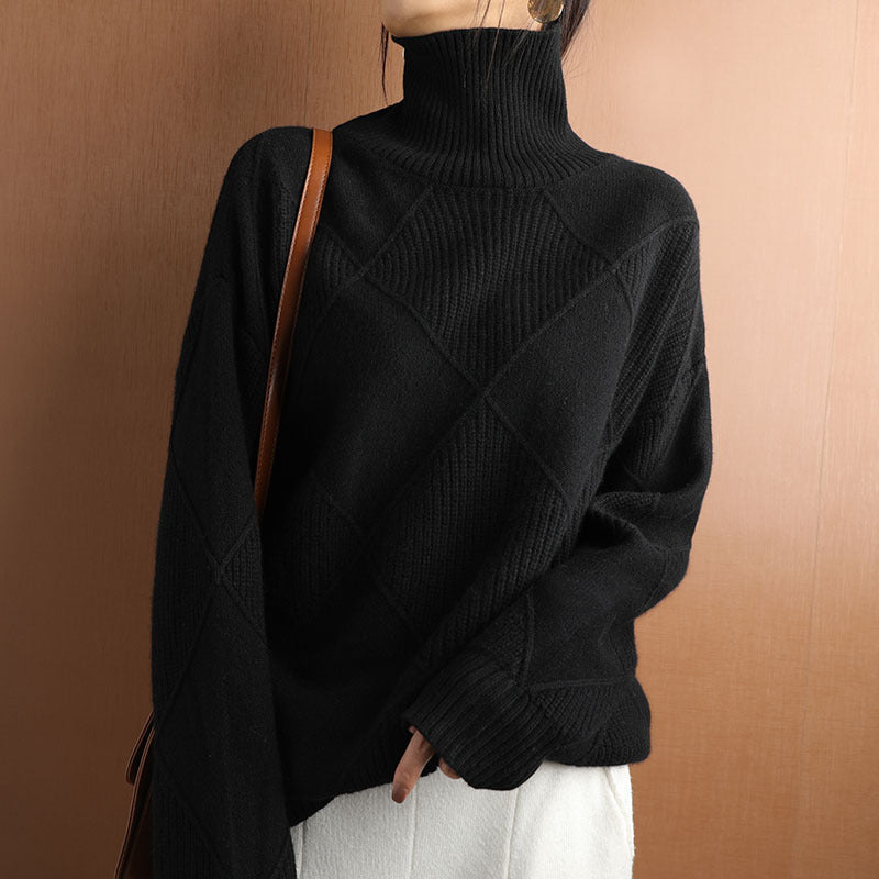 Marais Diamond Knit Sweater