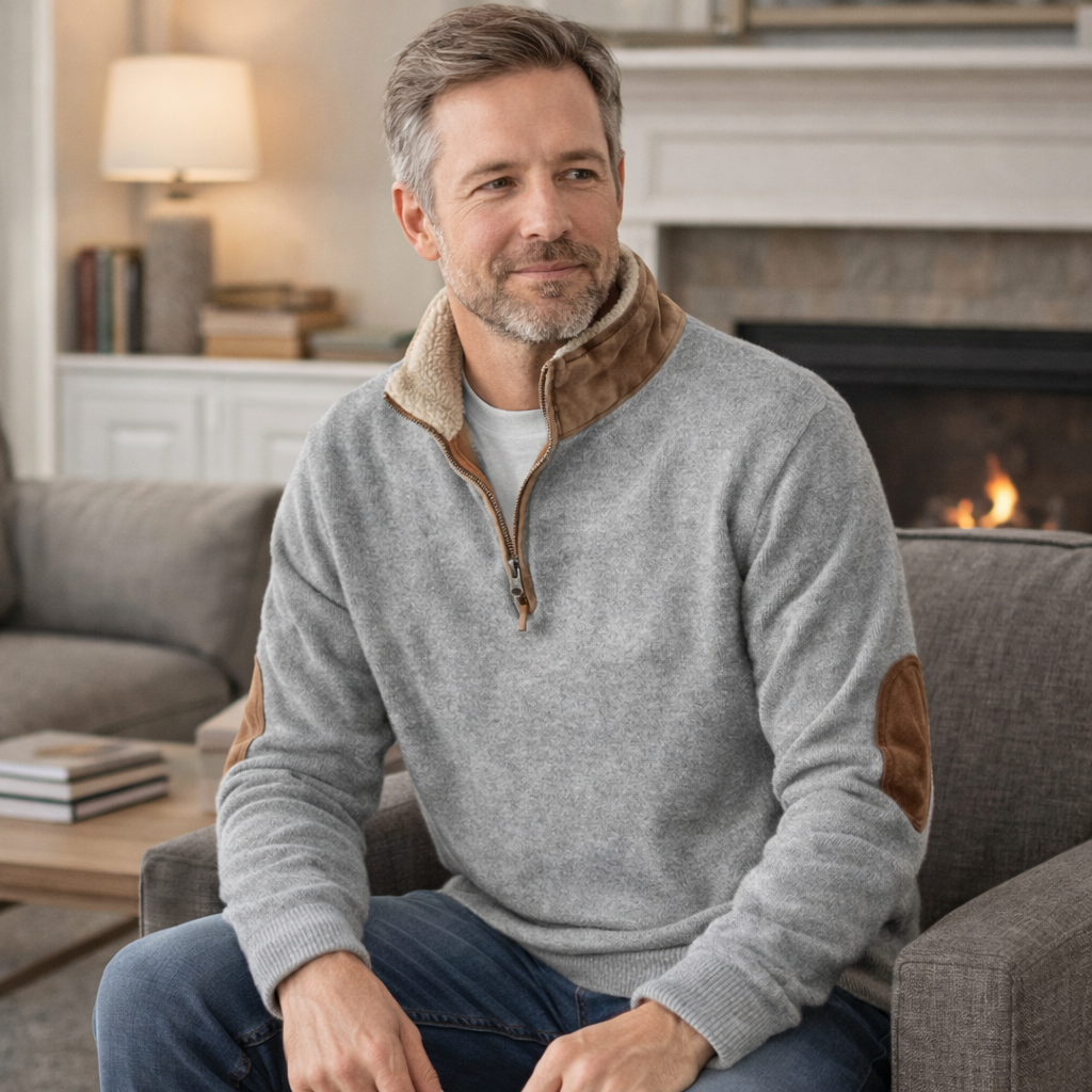 Men's Half-Zip Sweater