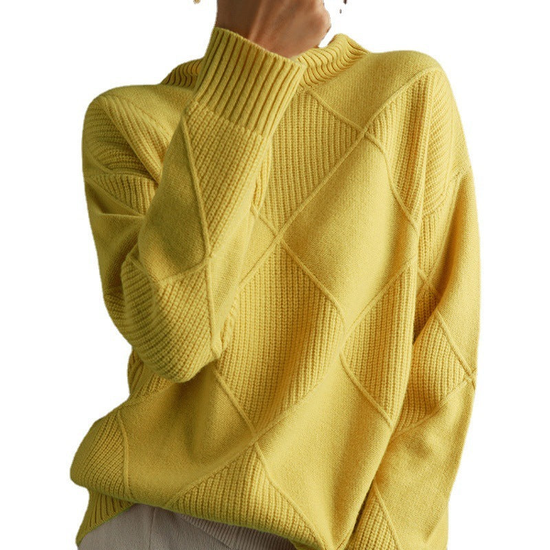 Marais Diamond Knit Sweater