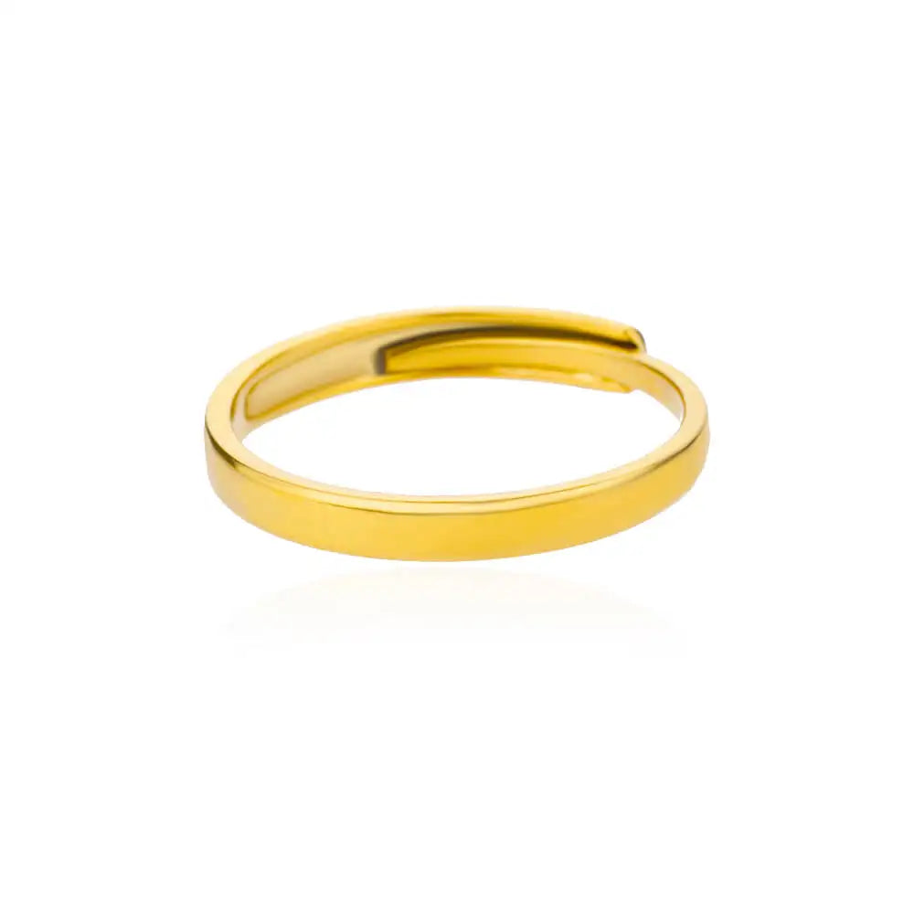 Classic Gold 316L Stainless Steel Ring for Women – Luxury, Never-Fade, Everyday Elegant Jewelry