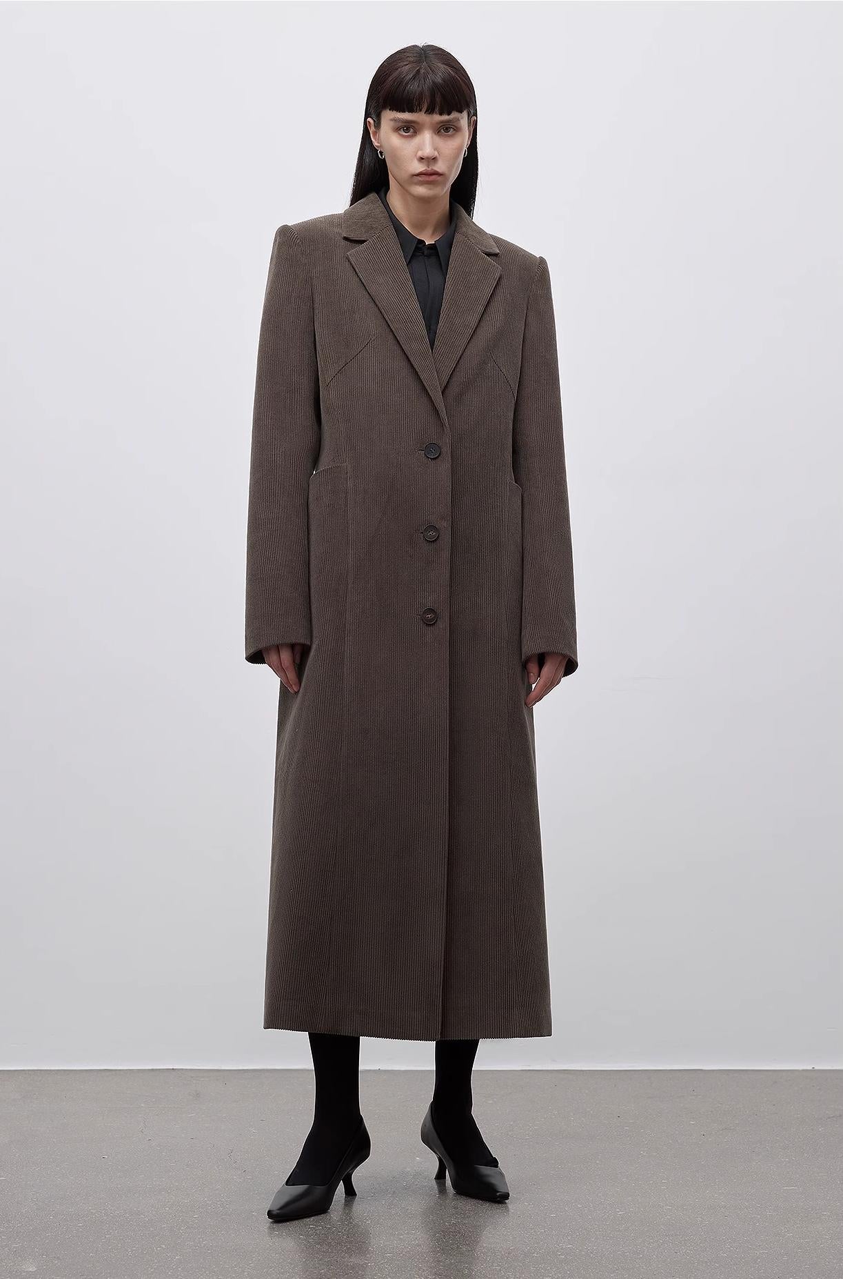Women’s Corduroy Suit Coat – Tailored Blazer with Three-Dimensional Textured Fabric | Elegant Autumn & Winter Outerwear