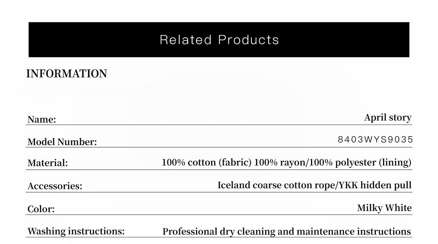 “April Story” 3D U-Neck Split-Waist Knitted Dress – Micro-Textured Mercerized Cotton | Elegant Short-Sleeve Curved Skirt Dress for Women