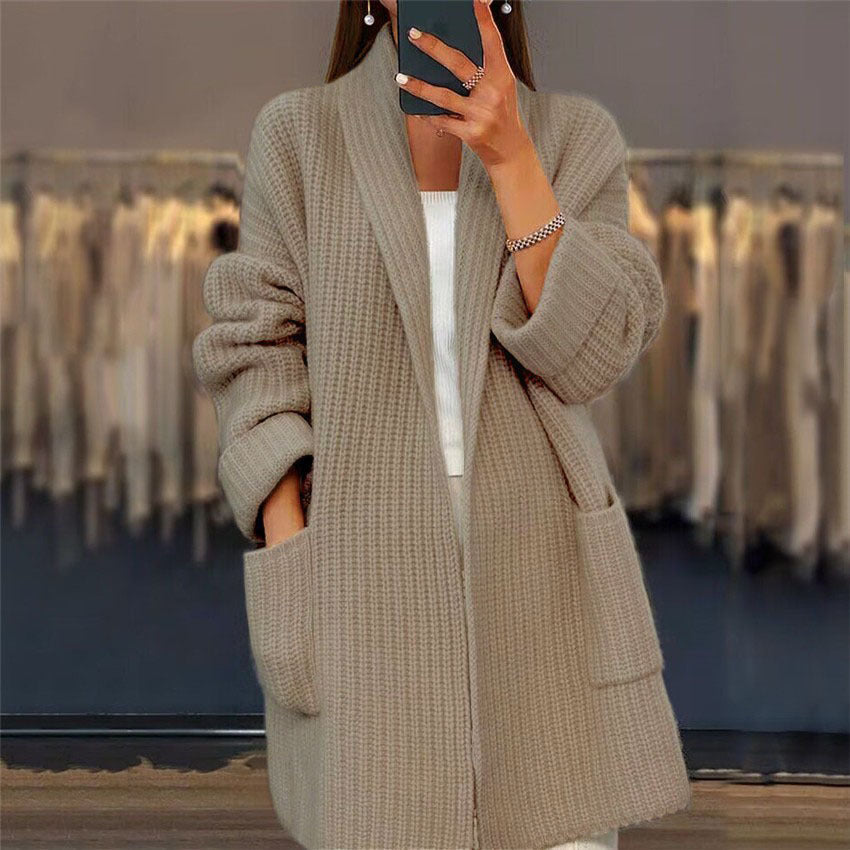Shawl Lapel Cardigan