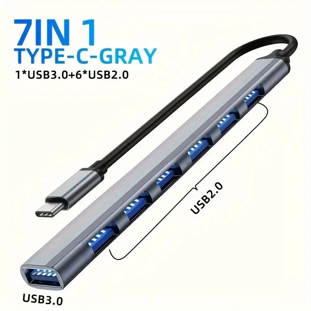 3 in 1 Usb Hub USB C to HDMI-compatible Splitter HUB Type-c to HDMI-compatible USB3.0 Docking Station For Macbook Air Converter