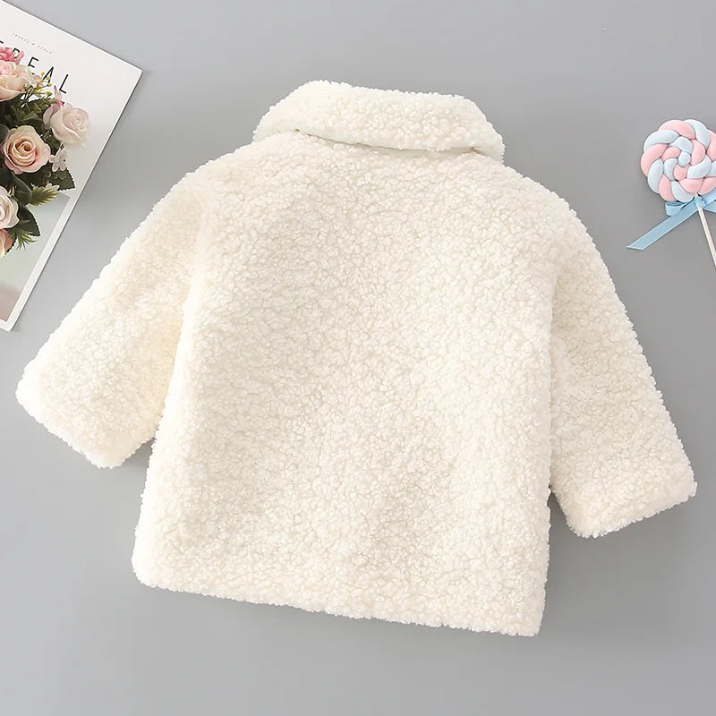 Kids’  Lamb’s Wool Fleece Coat