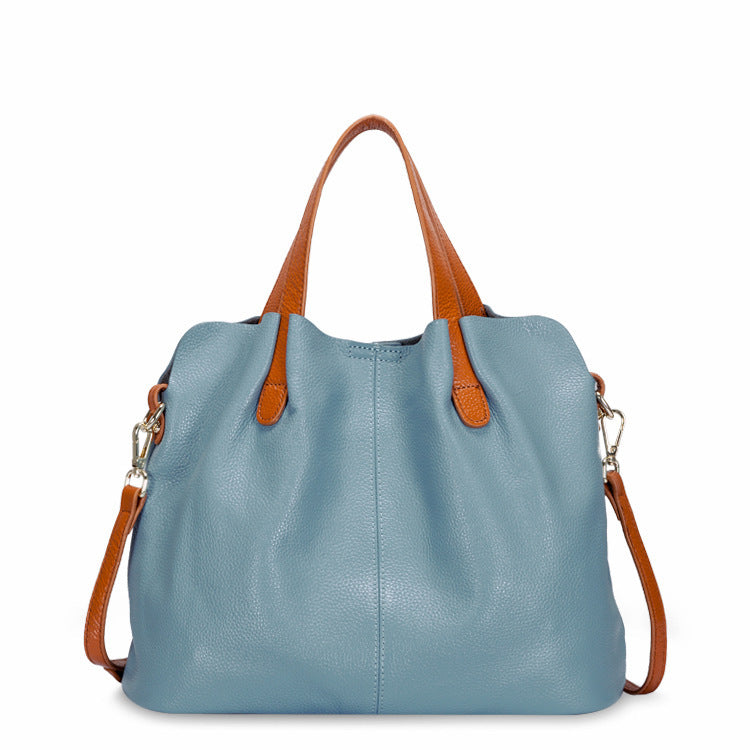 Women's Soft Cowhide Leather Tote & Shoulder Bag
