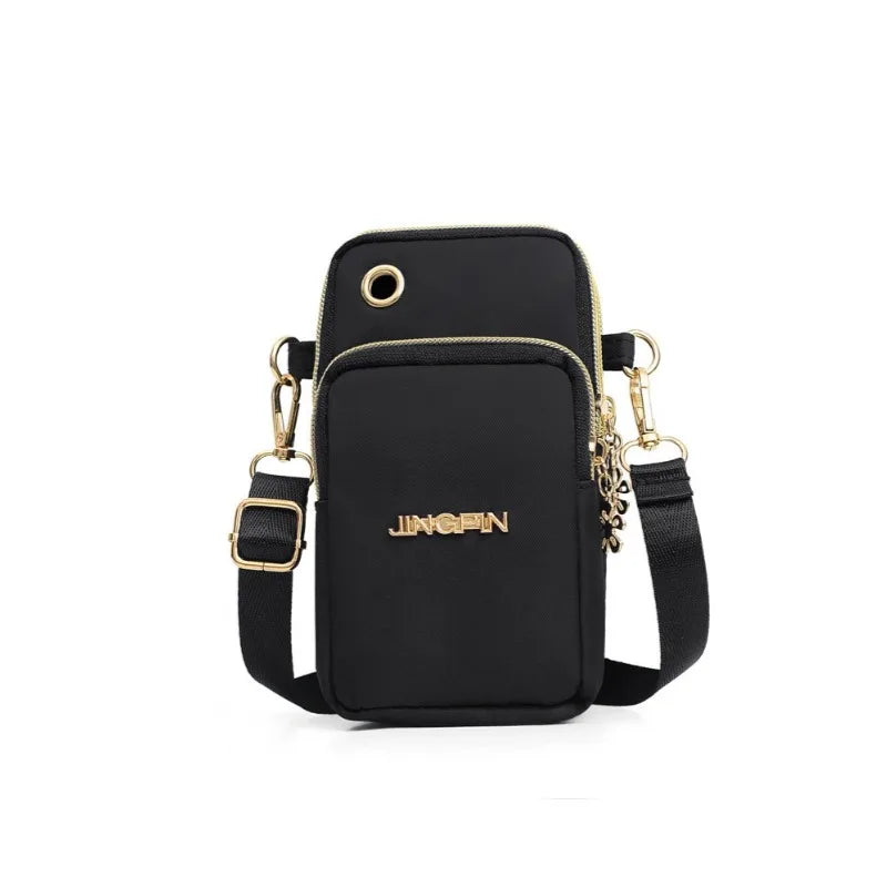 Mobile Phone Bag, WOMEN'S Crossbody Mini Bag, 2024 New Fashion Mom Mommy Coin Bag, Neck Hanging Running Cover