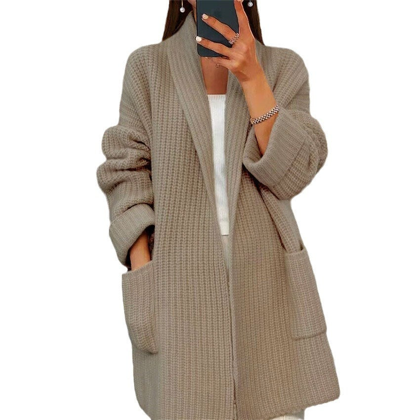 Shawl Lapel Cardigan