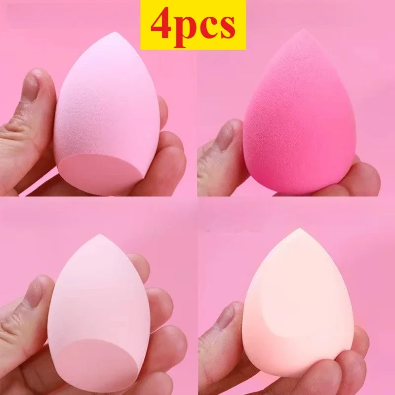 4/7/18-Piece Makeup Sponge Set – Soft Blending Puffs for Liquid, Cream & Powder | Dual-Use Foundation Beauty Eggs