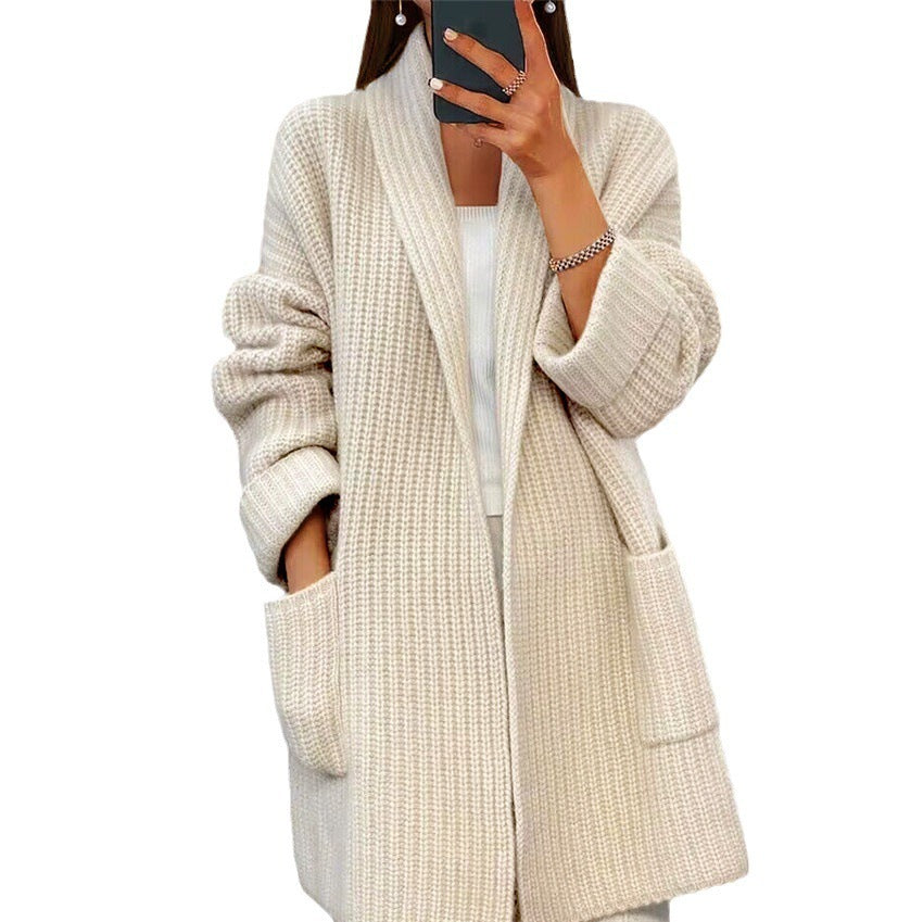 Shawl Lapel Cardigan