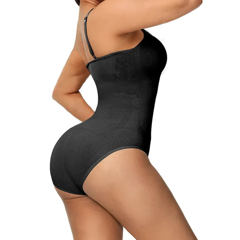 Butt Lift Elastic Bodysuits for Women Tummy Control Shapewear Belly Trimmer Sculpting Body Shaper Compression Slimming Tank Tops