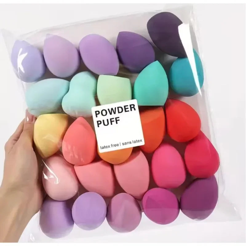 4/7/18-Piece Makeup Sponge Set – Soft Blending Puffs for Liquid, Cream & Powder | Dual-Use Foundation Beauty Eggs