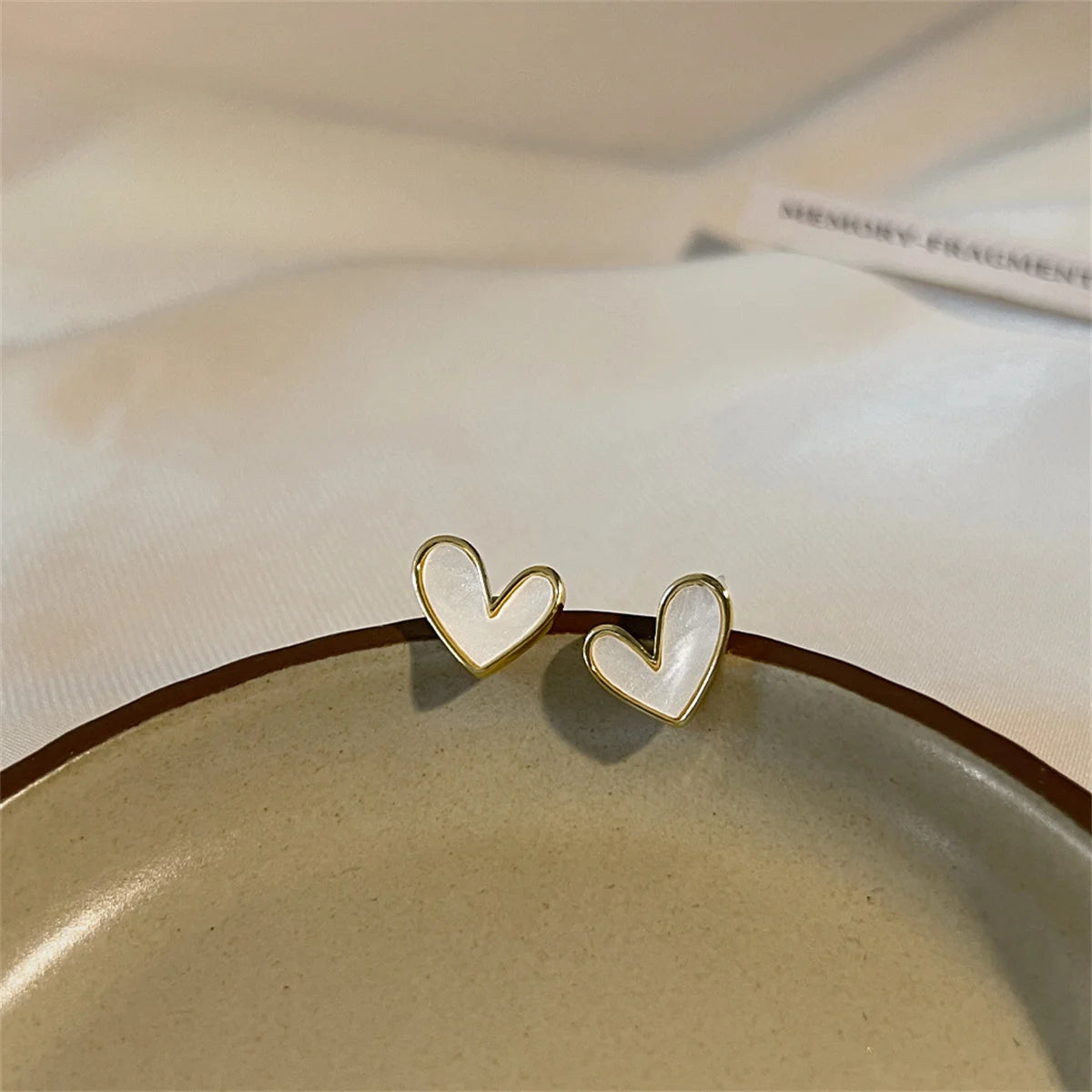 IFYOUOO Vintage Small Heart Earrings – Delicate Fashion Jewelry for Women & Girls | Sweet Girly Gift