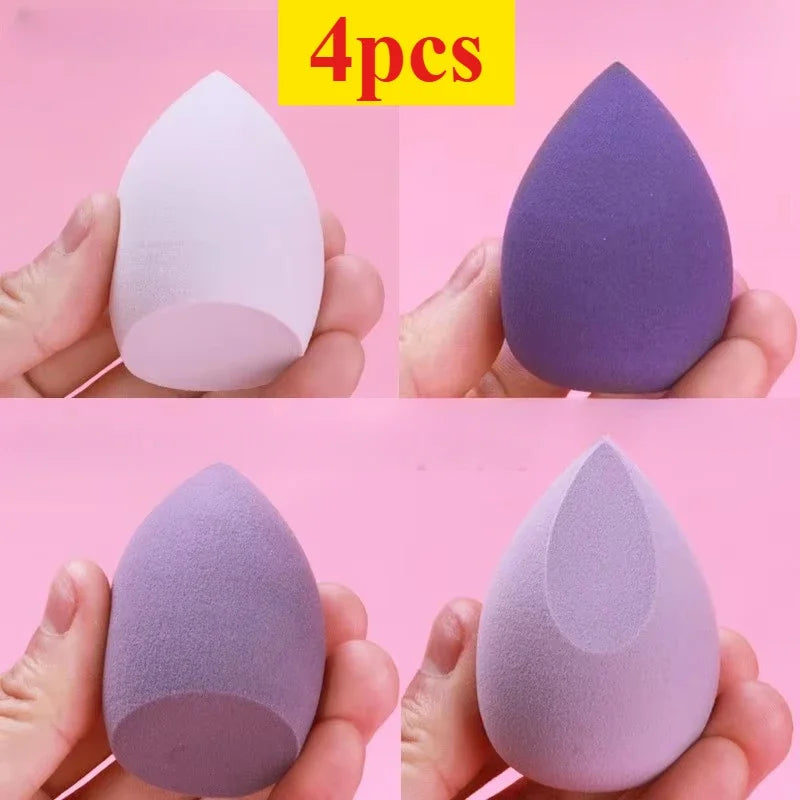 4/7/18-Piece Makeup Sponge Set – Soft Blending Puffs for Liquid, Cream & Powder | Dual-Use Foundation Beauty Eggs