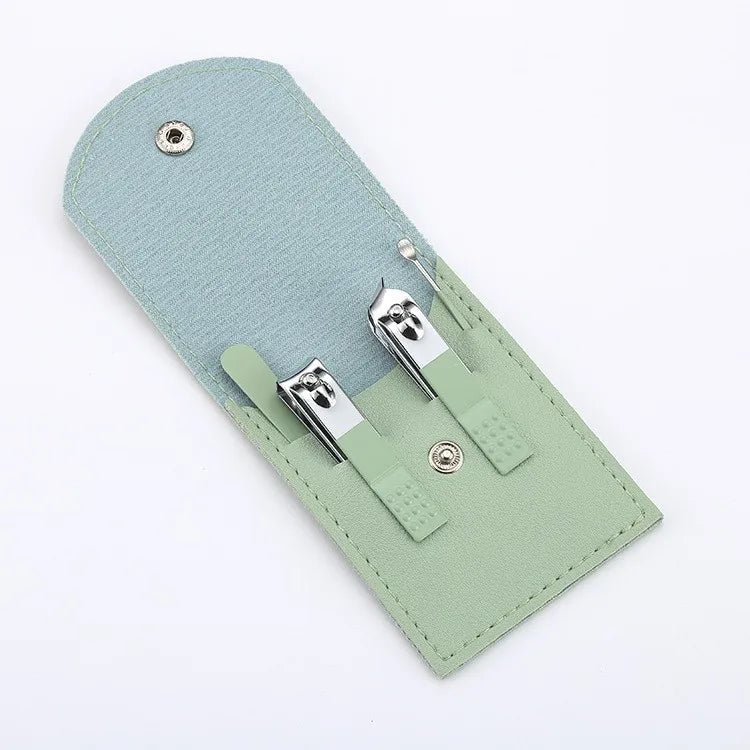 16pcs Professional Nail Clippers and Cuticle Nippers Set With Leather Portable Case Idea Gift,Manicure Set Full Function