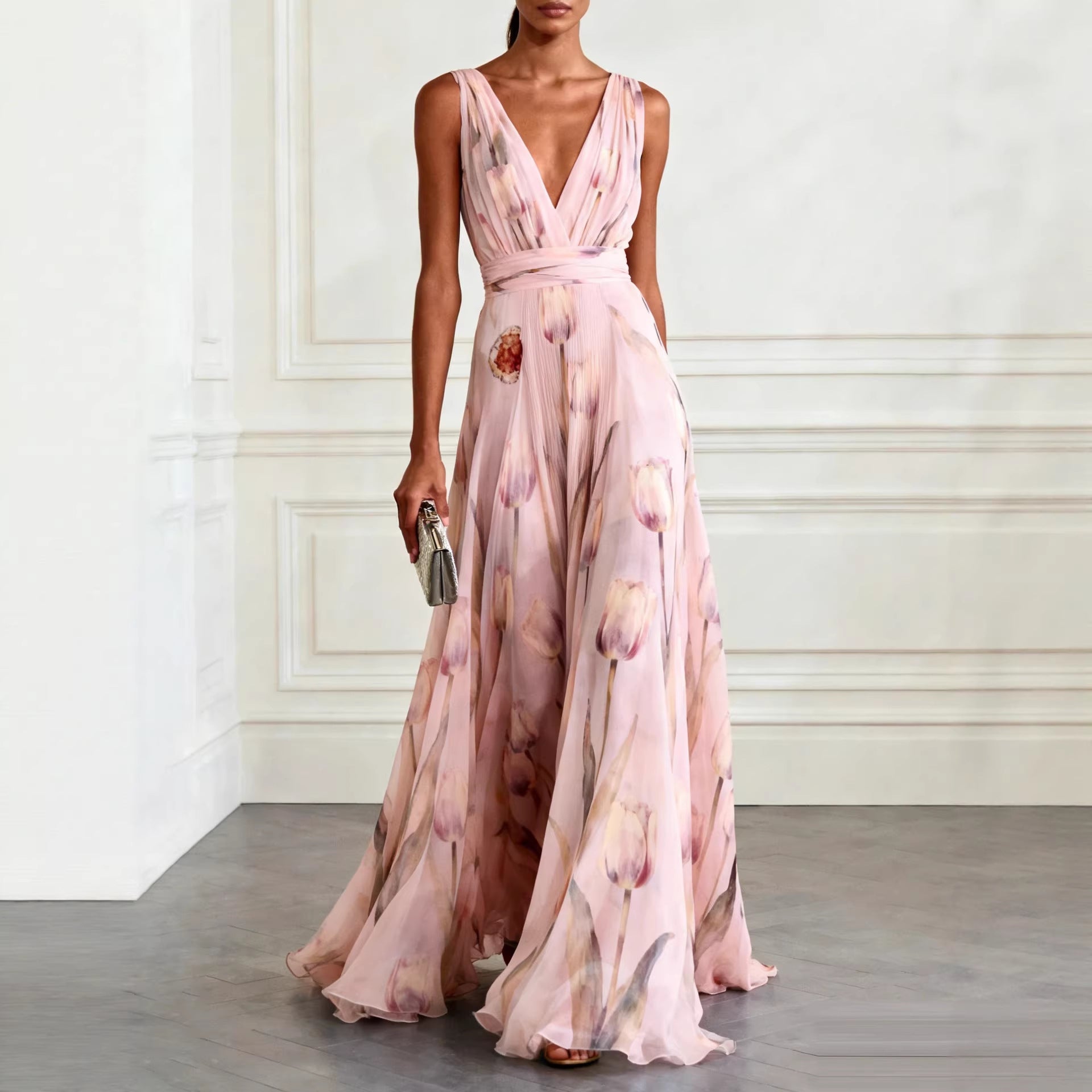 white christmas dresses The Tulip Dress | Maxi Dress | Maison Amory