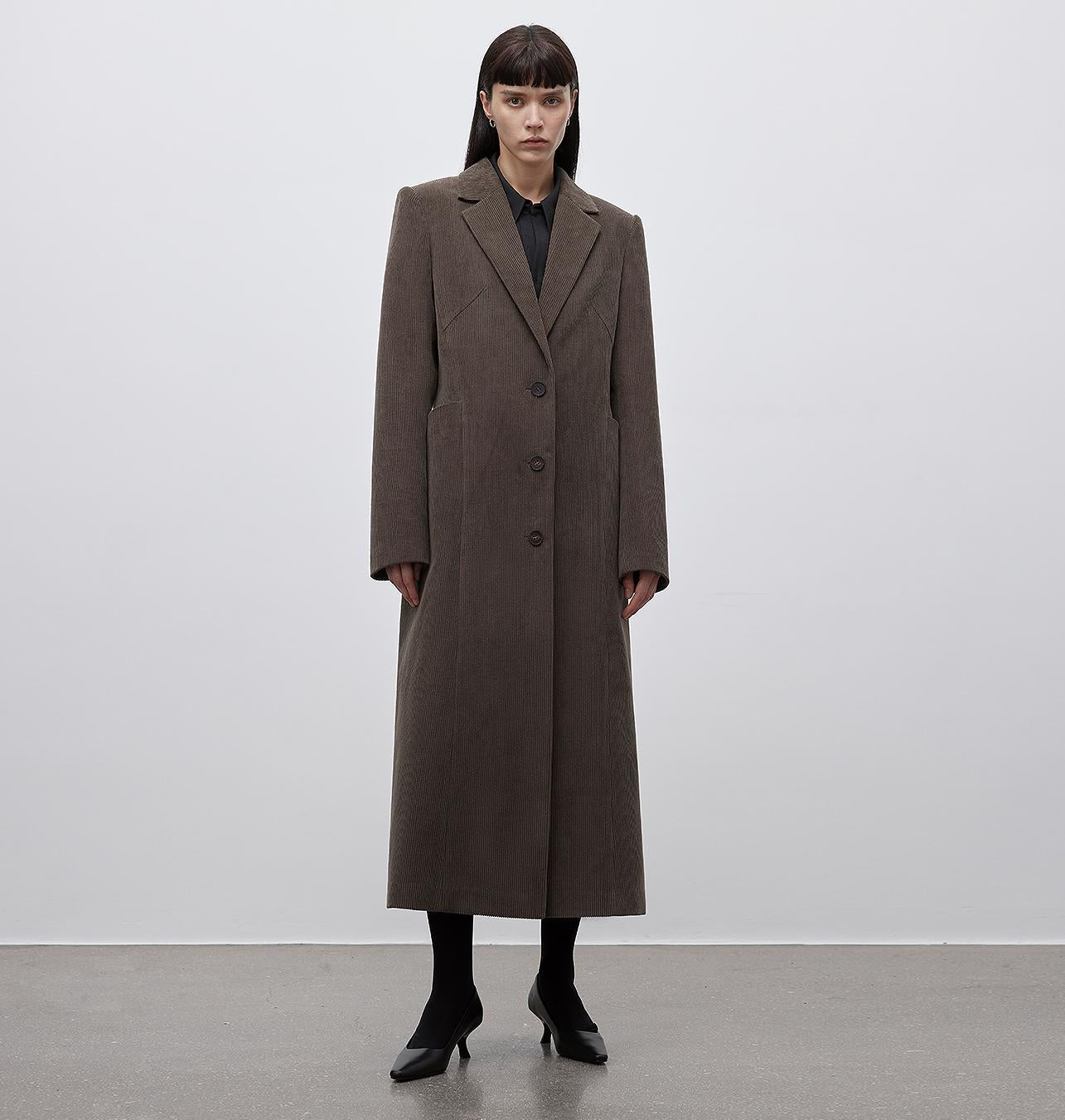 Women’s Corduroy Suit Coat – Tailored Blazer with Three-Dimensional Textured Fabric | Elegant Autumn & Winter Outerwear