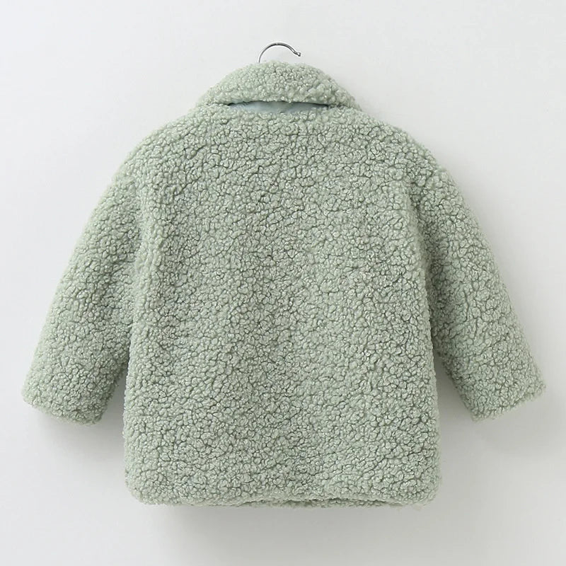 Kids’  Lamb’s Wool Fleece Coat