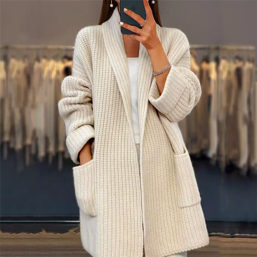 Shawl Lapel Cardigan