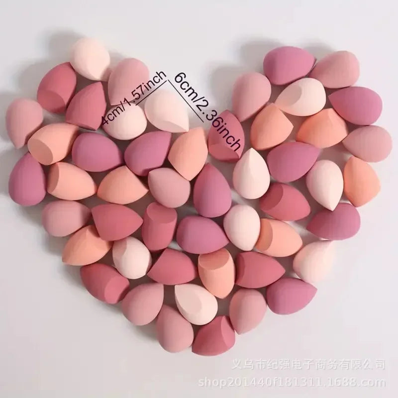 4/7/18-Piece Makeup Sponge Set – Soft Blending Puffs for Liquid, Cream & Powder | Dual-Use Foundation Beauty Eggs