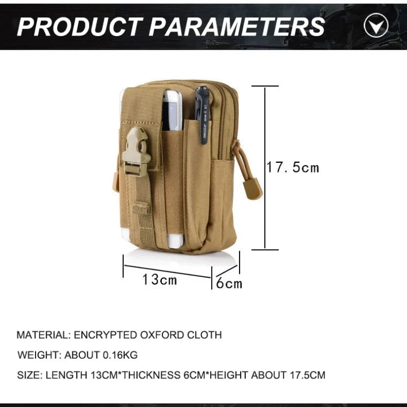 Tactical Camouflage Leg Bag – Multifunctional Riding & Outdoor Waist Pack | Portable Army-Style Sports Pouch