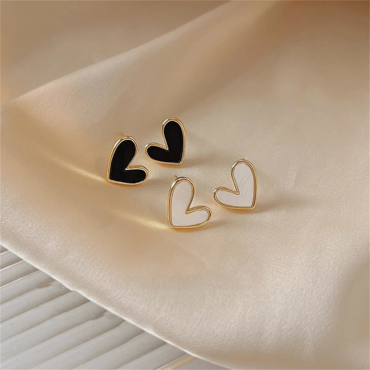 Sweetheart Stud Earrings