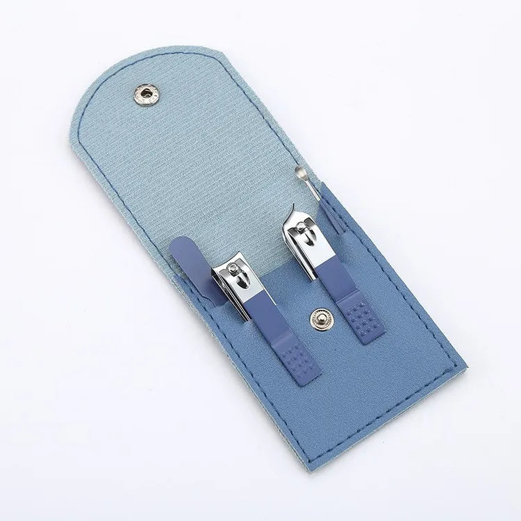 16pcs Professional Nail Clippers and Cuticle Nippers Set With Leather Portable Case Idea Gift,Manicure Set Full Function