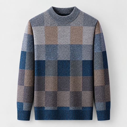 Colour Block Crewneck Pullover