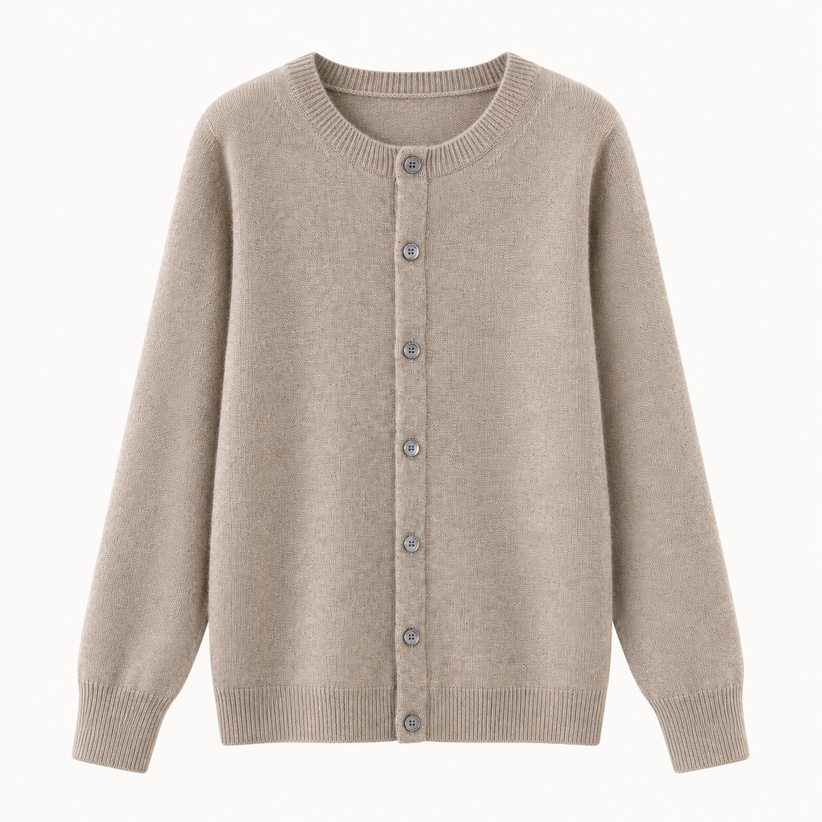 Velours Merino Button Cardigan