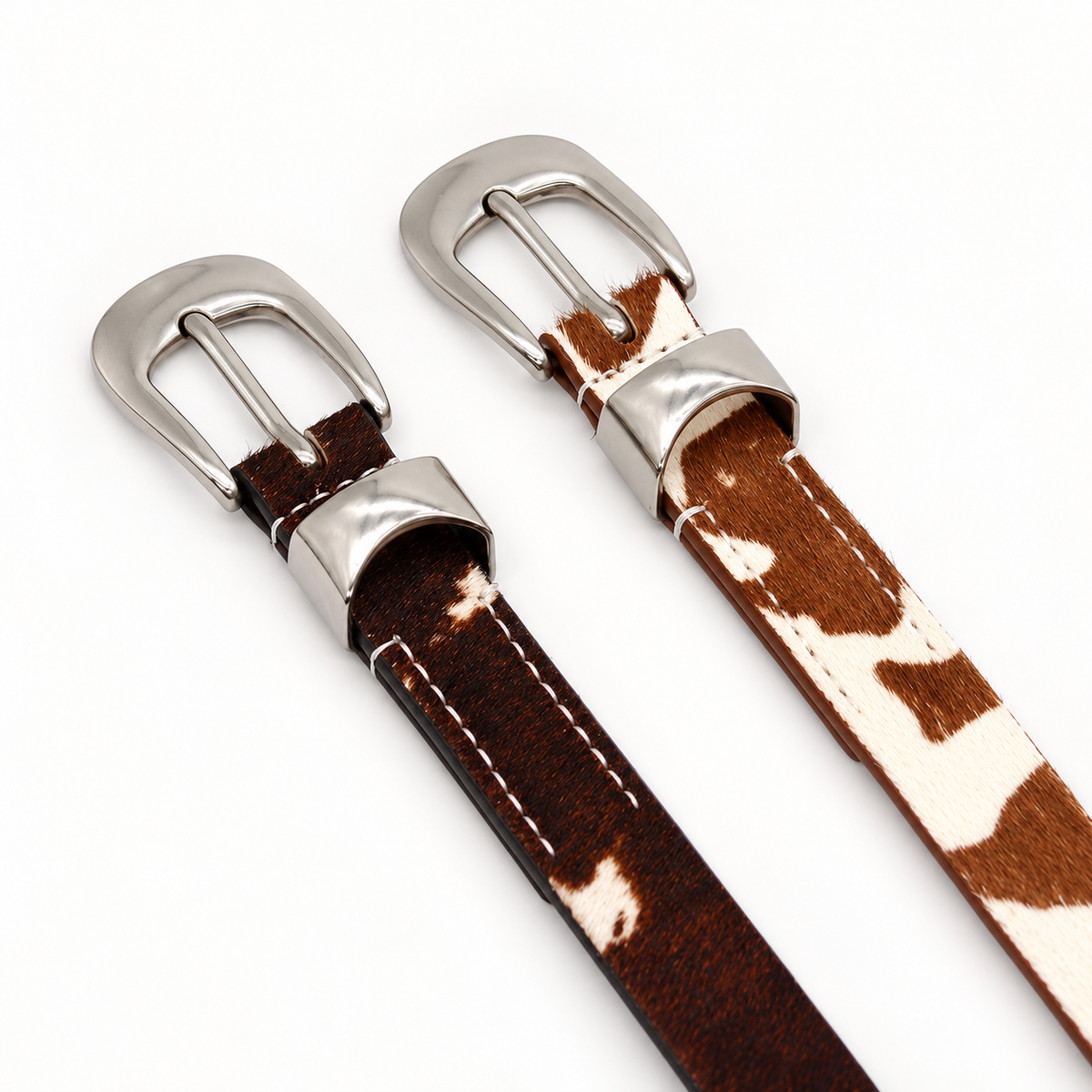 Cow Print Belt